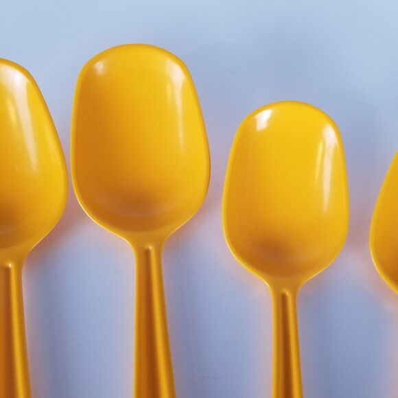 x4 VINTAGE Hammarplast Serving Spoons Modern Danish Sweden Design 1365 1366 - Picture 3 of 12